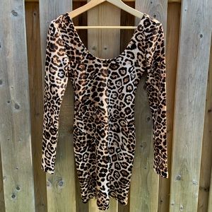 Leopard Print Bodycon Dress
